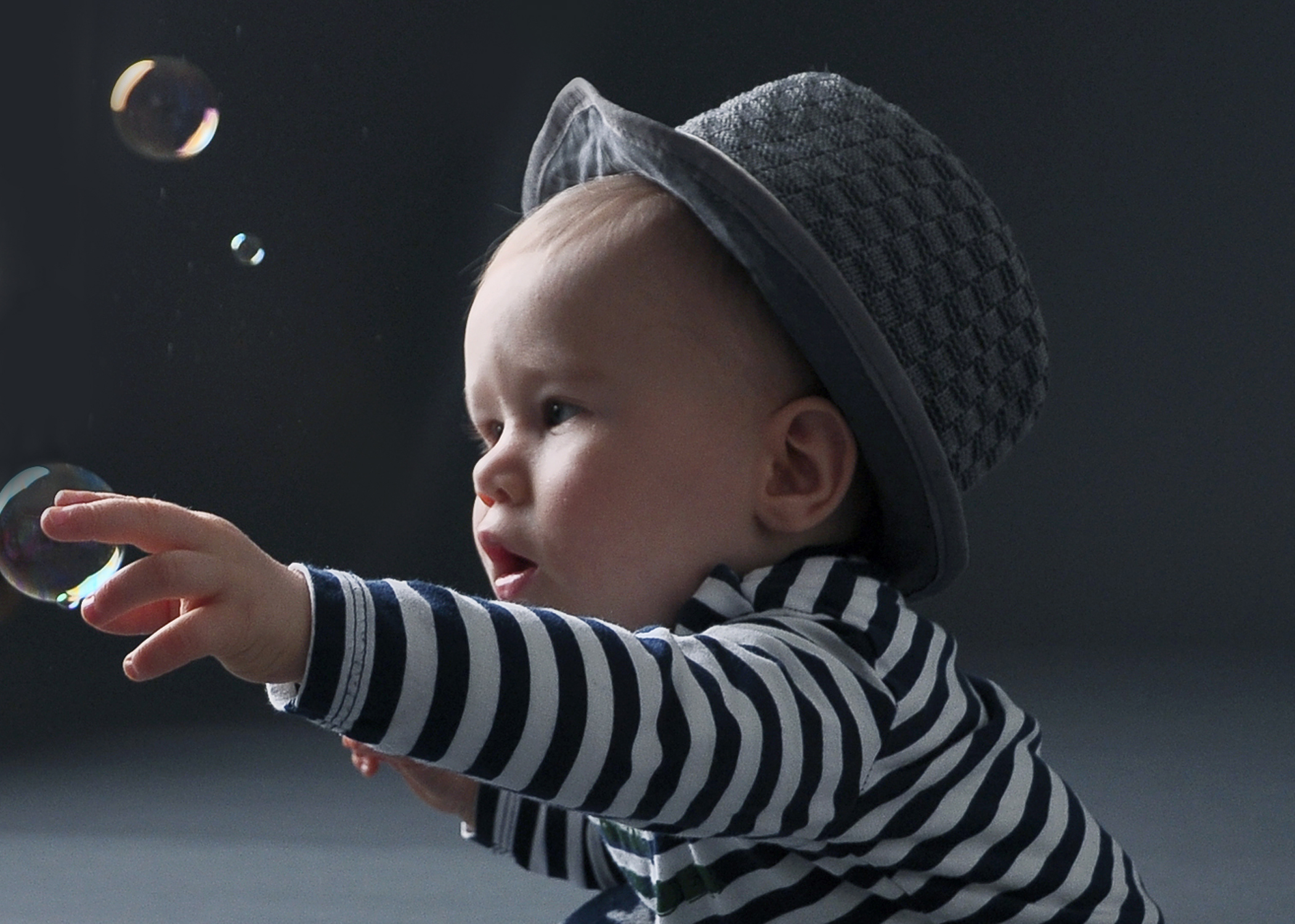 Seifenblasen in der Kinderarztpraxis Fröhlich in Kleinmachnow
